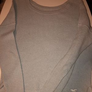 Hollister, Light Blue Knitted sweater